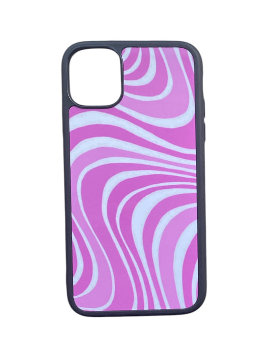 Purply Pinky Waves Case