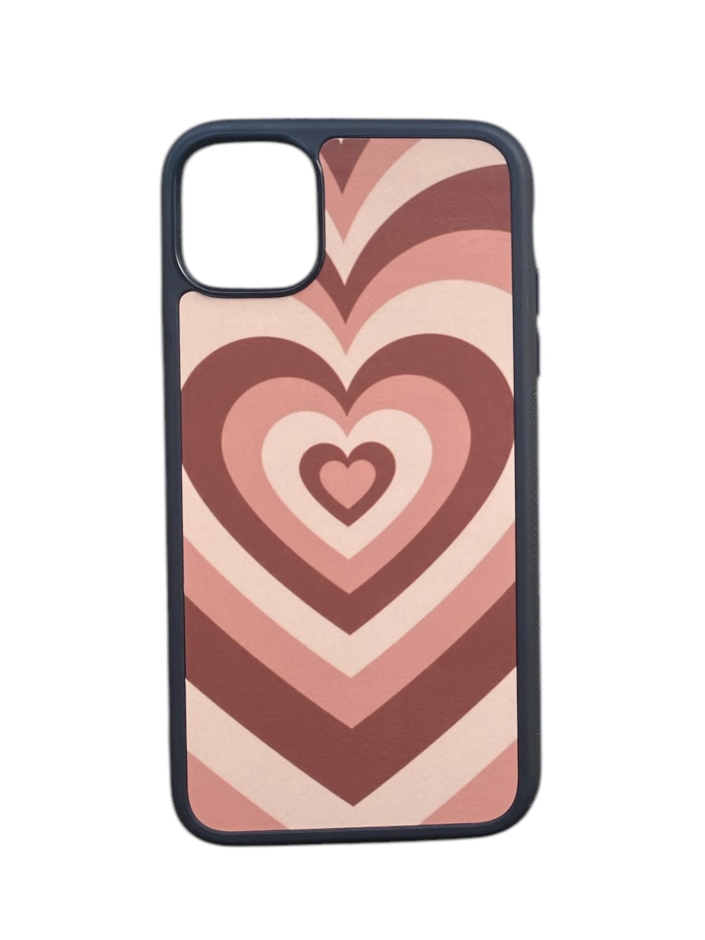 Retro Brown Heart Case